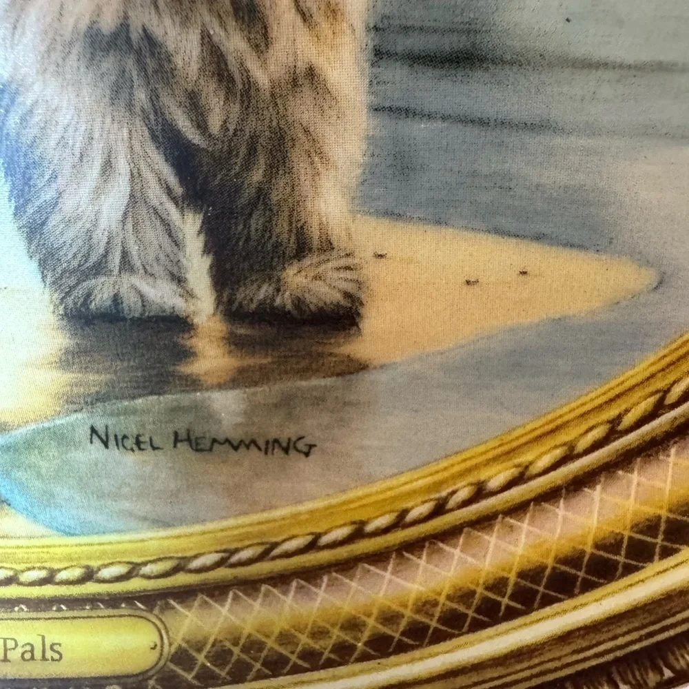 The Franklin Mint Plate “Shore Pals”by Nigel Hemming Limited Edition EUC